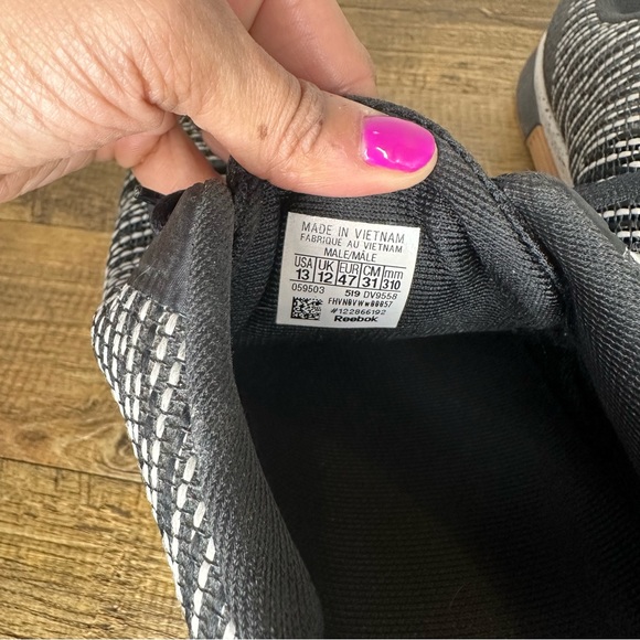 Men’s Reebok Speed TR Flexweave DV9558 black/white running shoe, size 13 - Picture 5 of 5